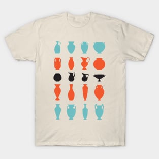 Pop Art Greek Vases Ancient Greece Pottery T-Shirt